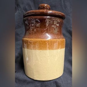 Vintage Brown Crock 1987 made in Taiwan